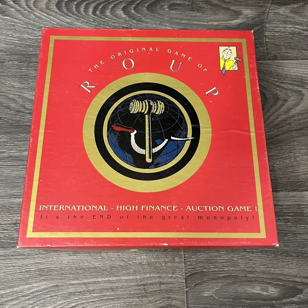 1993 Signed Pre-release Of The Original Board Game of Roup High Finance Auction